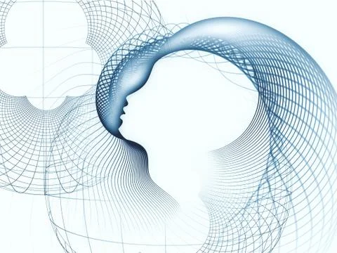Unfolding of Soul Geometry Illustrazione stock
