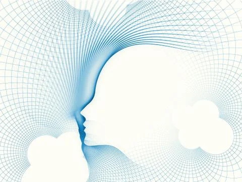 Unfolding of Soul Geometry Stock Illustration