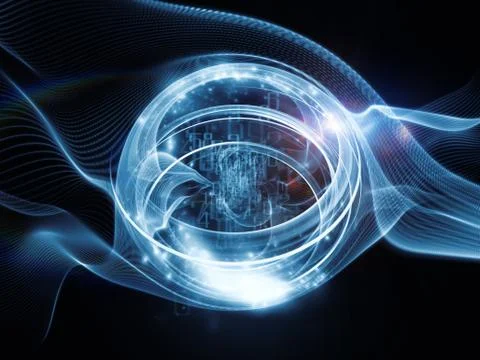 Unfolding of Turbulence 스톡 일러스트