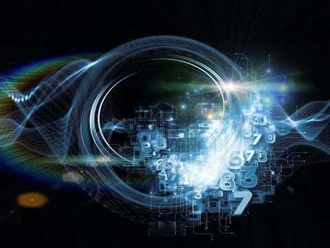 Unfolding of Turbulence 스톡 일러스트