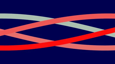 Unfolding Untwisting Opening Lines Threads Rope Pattern Stock Footage 143892582