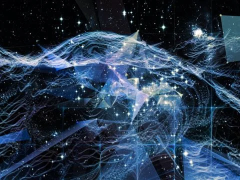 Unfolding of Virtual World イラスト素材