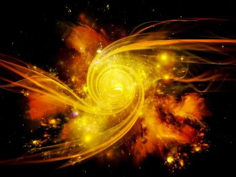 Unfolding of Vortex Illustrazione stock
