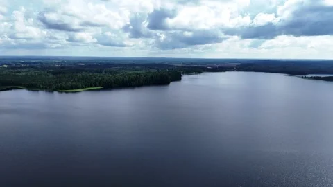 Ungurs Lake, Latvia Stock Footage 314376483