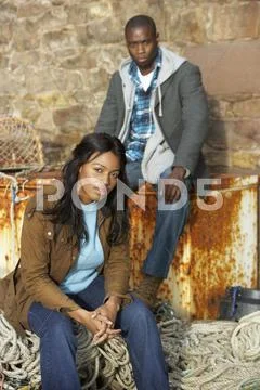 Unhappy couple Stock Photos