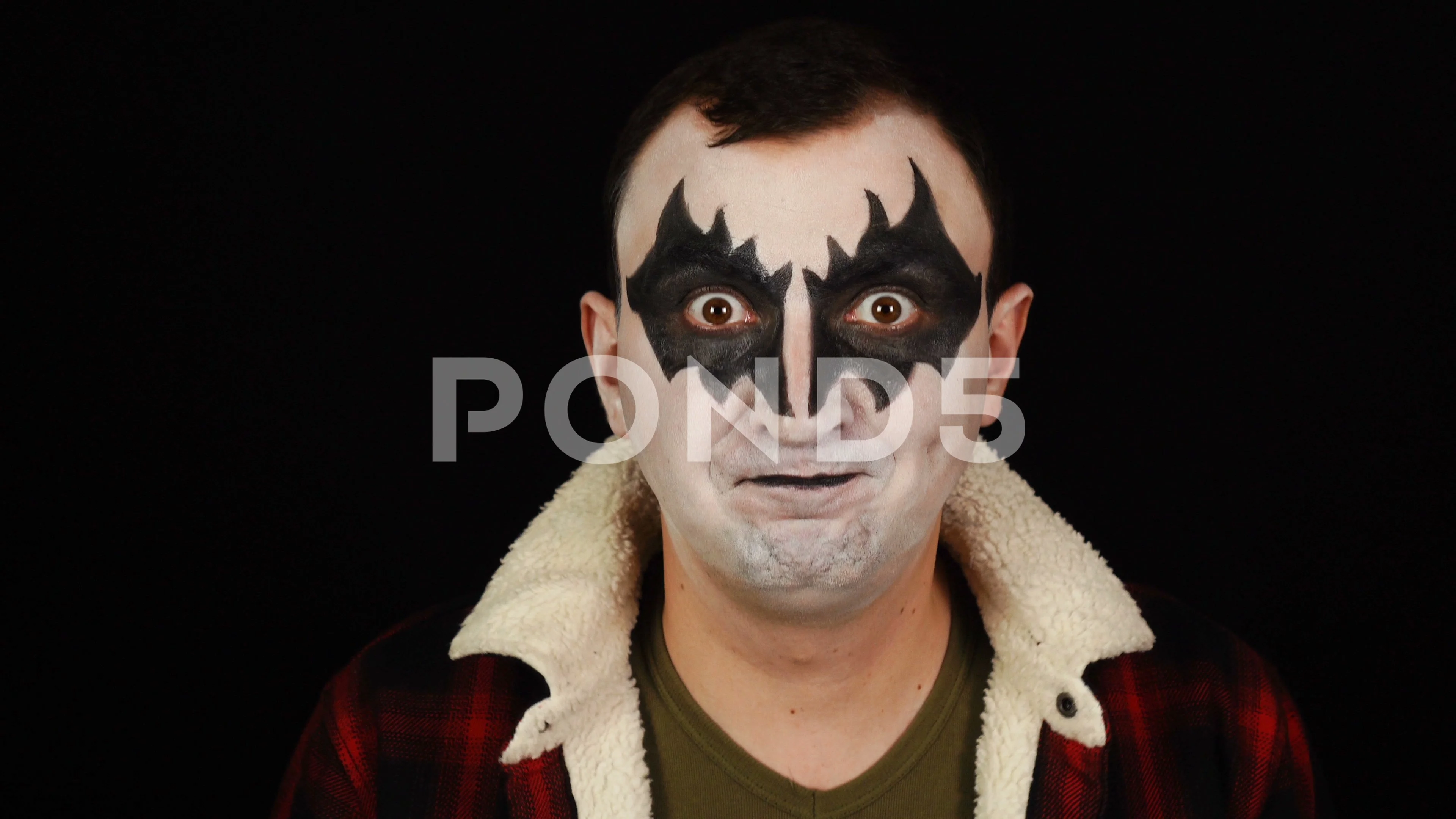 demon makeup for men