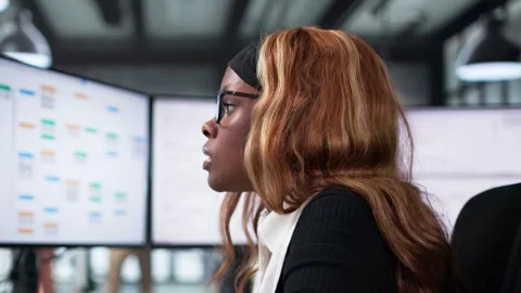 Unhappy Sad Developer Programmer Woman In Stress Coding Software Stock Footage 311201175