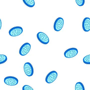 Unhealthy bacteria isometric icon vector isolated illustration Stockillustratie