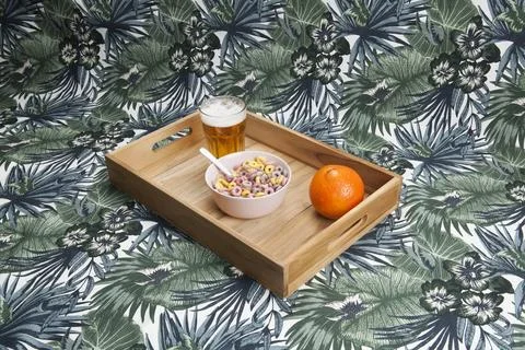 Unhealthy breakfast Stock Photos