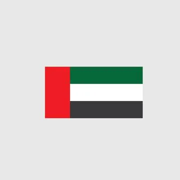 Uni emirate arab flag Illustration