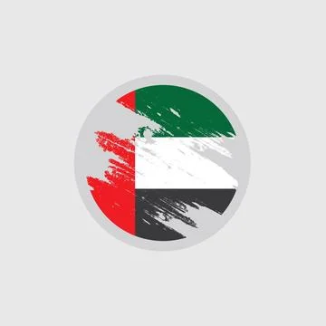Uni emirate arab flag 스톡 일러스트