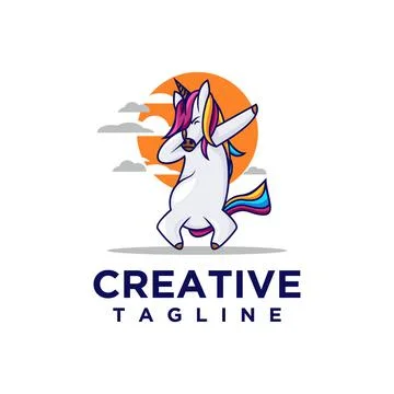 Unicorn art Illustrazione stock