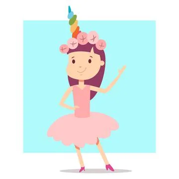 Unicorn costume vector. Stock Illustration
