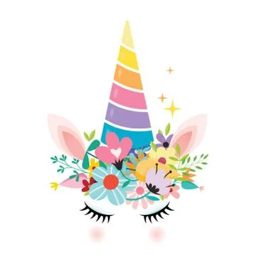 Unicorn Design Vector Illustration Stock Illustration