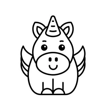 Unicorn icon Stock Illustration
