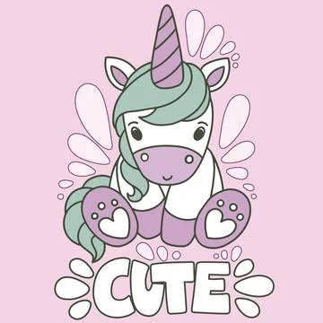Unicorn Stock-Illustration