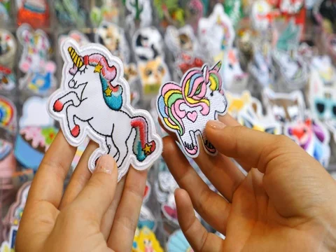 Unicorn Patch Video stock 83224143