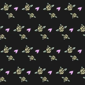 Unicorn pattern Stock Illustration