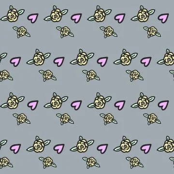 Unicorn pattern Stock Illustration