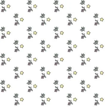 Unicorn pattern Stock Illustration