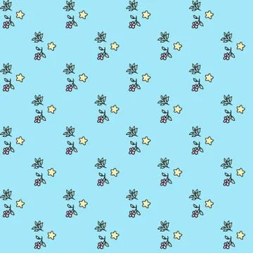 Unicorn pattern Stock Illustration