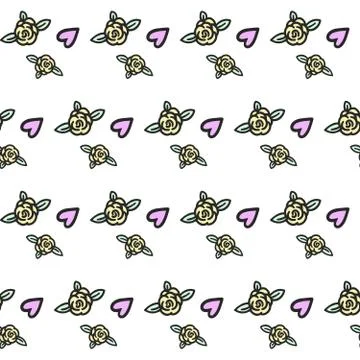 Unicorn pattern Stock Illustration