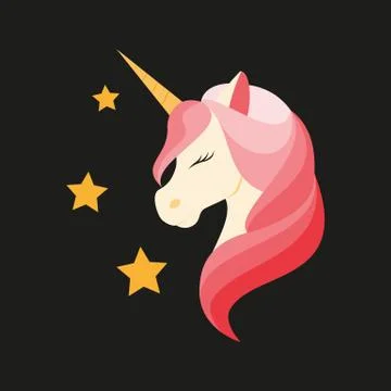 Unicorn. Vector illustration Stock Illustration