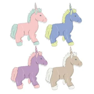 Unicorn. Vector illustration Stock Illustration