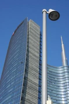 Unicredit skyscraper Stock Photos