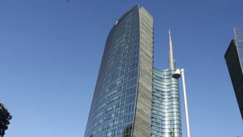 Unicredit Tower 스톡 동영상 205160187