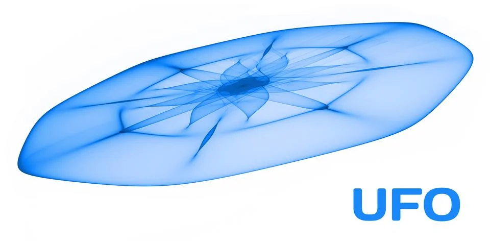 Unidentified flying object Stock Illustration