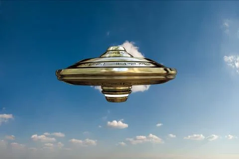 Unidentified flying object Stock Illustration