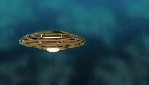 Unidentified flying object Stock Illustration