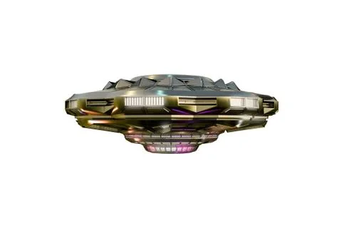 Unidentified flying object Stock Illustration