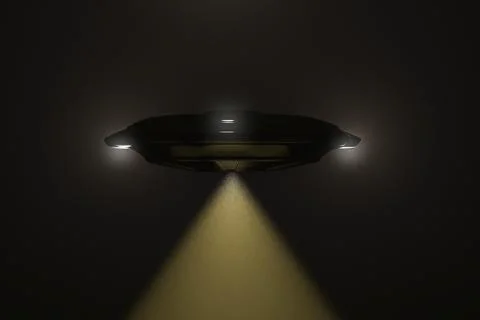 Unidentified flying object Stock Illustration