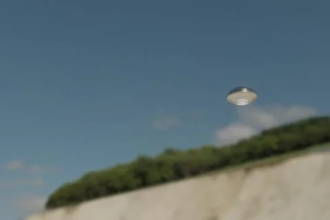 Unidentified flying object Stock Illustration