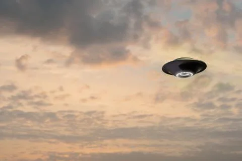 Unidentified flying object Stock Illustration