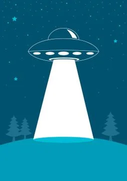 Unidentified Flying Object Stock Illustration
