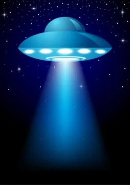 Unidentified Flying Object Stock Illustration
