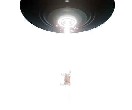 Unidentified flying object Stock Illustration