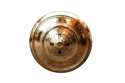 Unidentified flying object isolated on white background Stock Illustration