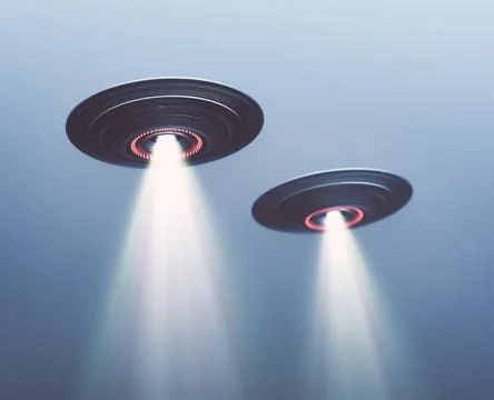 Unidentified Flying Object UFO Stock Illustration