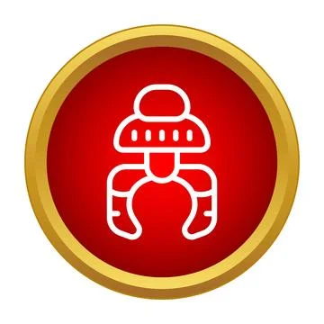 Unidentified flying object - ufo - spaceship flat icon Stock-Illustration