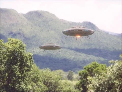 Unidentified Flying Objects UFO Stock Photos