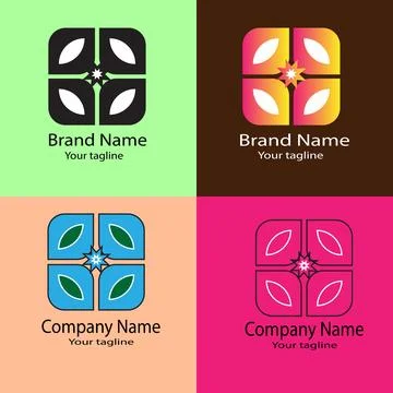 The Unified Compass logo design Stock Illustration
