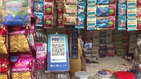 Unified Payment Interface, India's pride amid concerns of data theft, INDIA, IN  Stock Footage 255024206