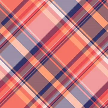 Uniform background check pattern, new tartan seamless vector. Africa fabric.. Stock Illustration