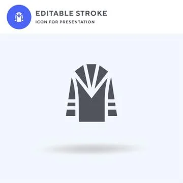Uniform icon vector, filled flat sign, solid pictogram isolated on white, logo Stock Illustration