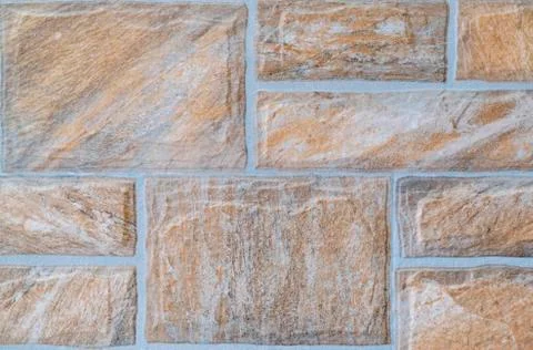 Uniform rectangular brick wall texture Stock Photos