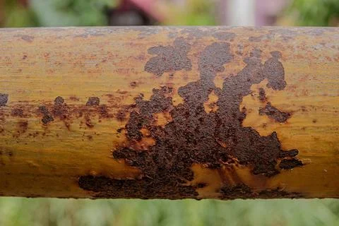 Uniform rusty metal background 스톡 사진